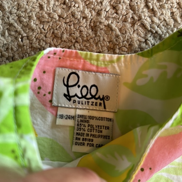Lilly Pulitzer Girls Dress size 18-24 months - Picture 3 of 4